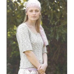 Bluse med to rkker huller