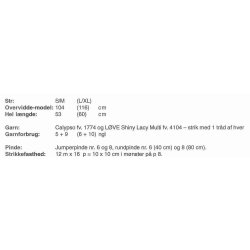 Sweater med snoninger