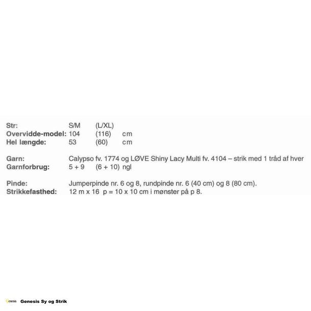 Sweater med snoninger