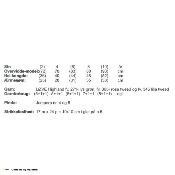 Sweater med vantelommer