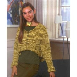 Cardigan med "Klokkerib" - Cocoon