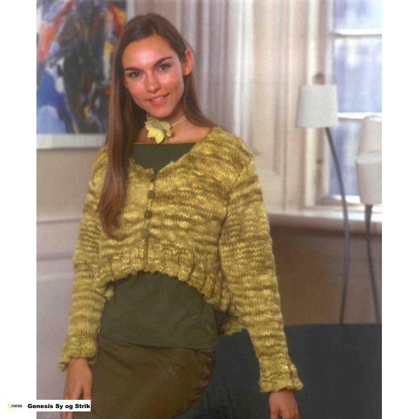 Cardigan med "Klokkerib" - Cocoon