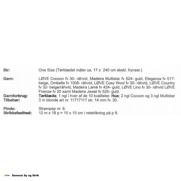 Hue og halstrklde i flere kvaliteter