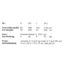 Sweater med stor Ribkrave