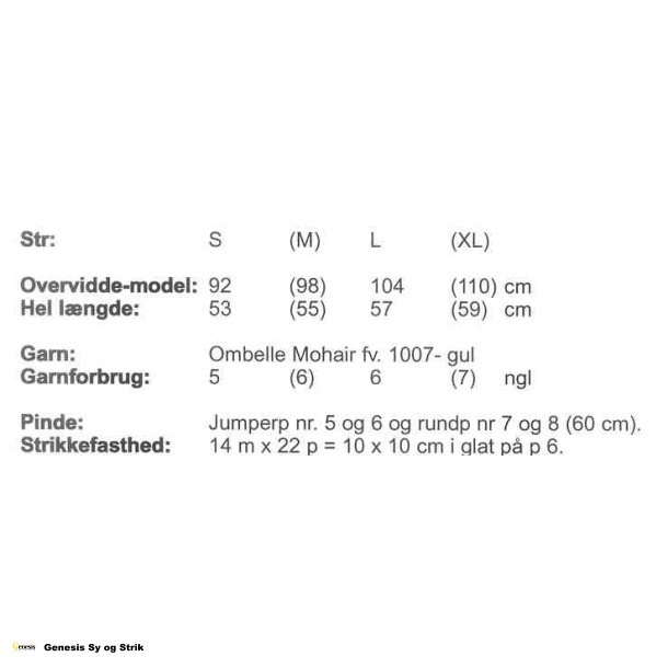 Sweater med stor Ribkrave