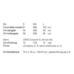 Sweater med bred snoning