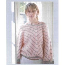 Bluse startet med 8 trekanter med v - udskring