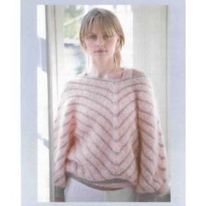 Bluse startet med 8 trekanter med v - udskring