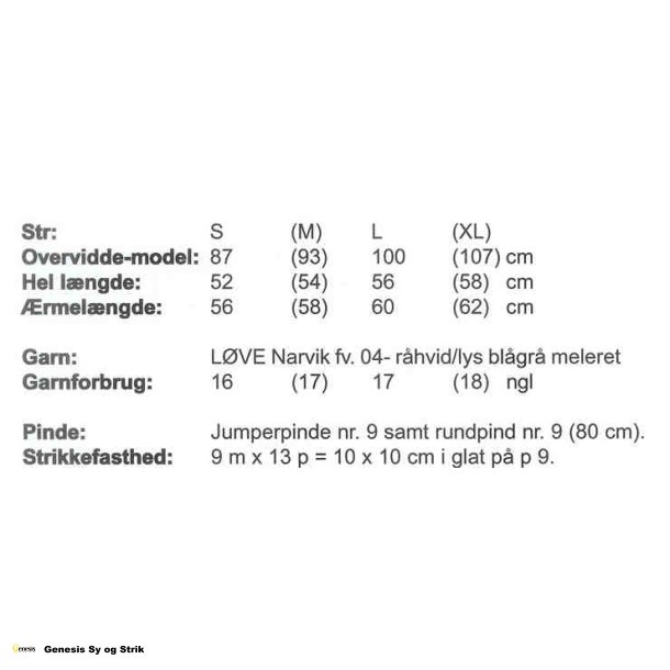 Bluse med stor krave