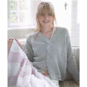 Bluse med ben snoning