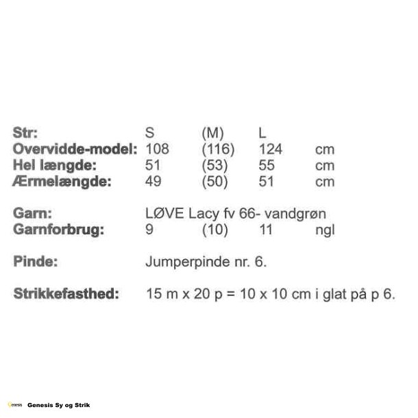 Bluse med ben snoning