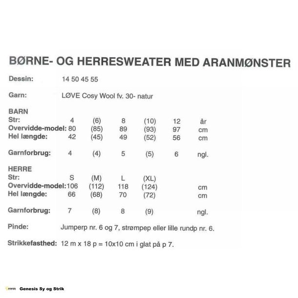 Arantrjer / Sweatere