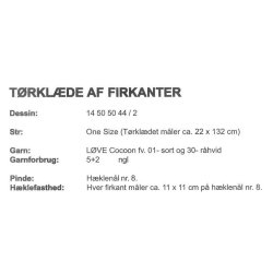 Hklet Baskerhue med blomst