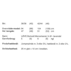 Kortrmet bluse med hulmnster