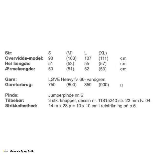 Retstrikket A - model