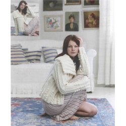 Kort trje med stor krave