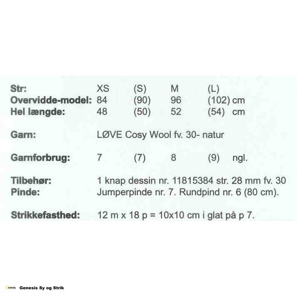 Kort trje med stor krave