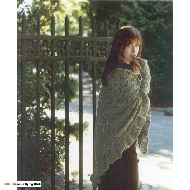 Sjal og pulsvarmere i bregnemnster