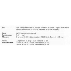 Sjal og pulsvarmere i bregnemnster