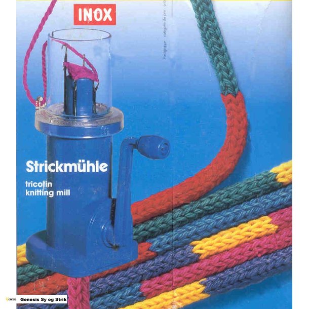 Strikkemlle i plast