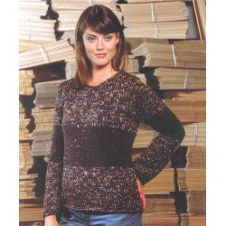 Bluse med pailletter