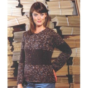 Bluse med pailletter