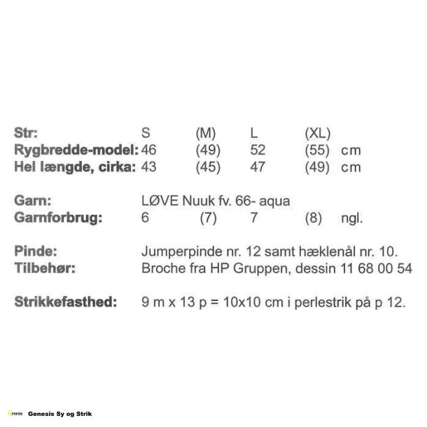 Perlestrikket bolero