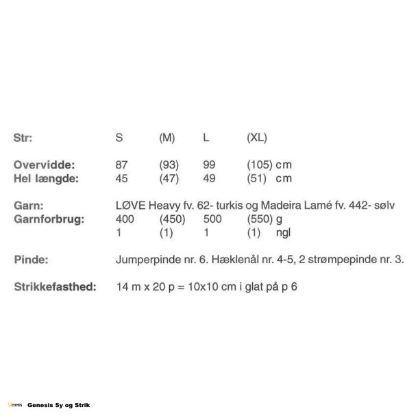 Kort trje med hulmnster