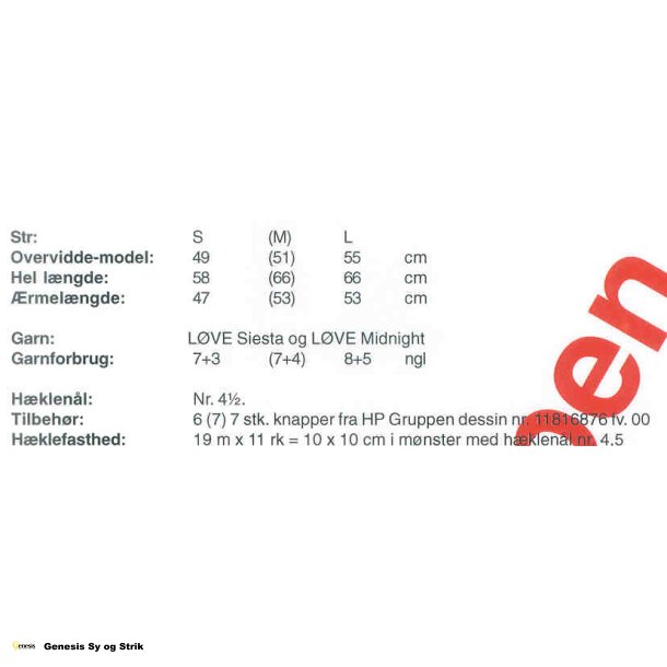 Hklet trje med bindebnd
