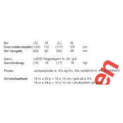 Herresweater med aranmnster