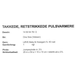Fletstrikket cape/Takkede, retstrikkede pulsvarmer