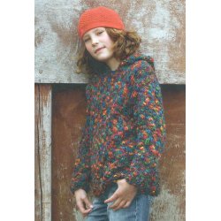 Barnesweater med htte