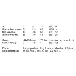 Barnesweater med htte