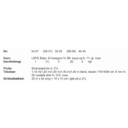 Strmper med og uden hulmnster