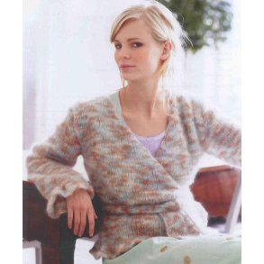 Sl om cardigan med trompetrmer