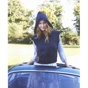 Vest med htte og hulmnster