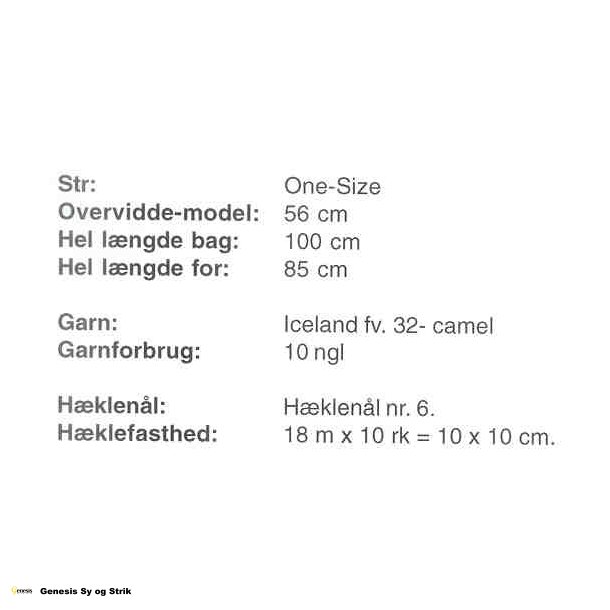 Hklet poncho med htte