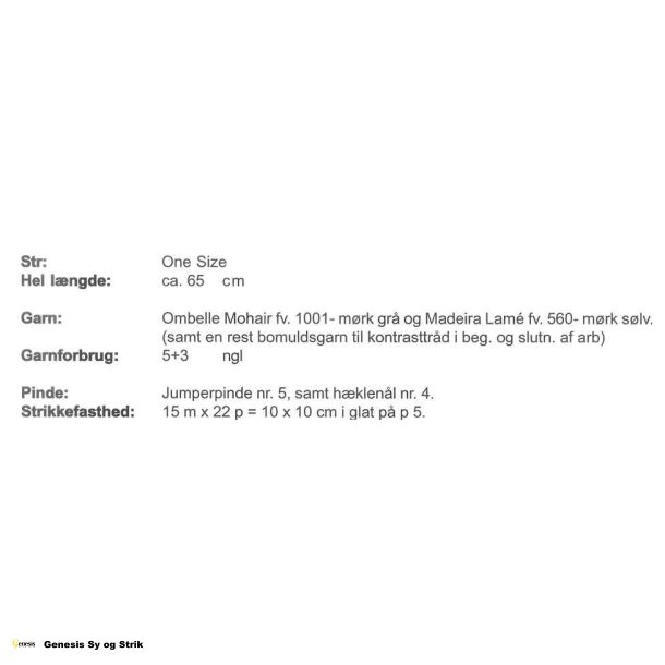 Cirkelcape med blondekant