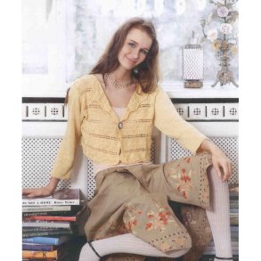 Trje med tvrstrikkede forstykker