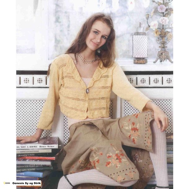 Trje med tvrstrikkede forstykker