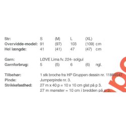 Trje med tvrstrikkede forstykker