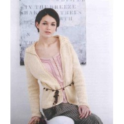 Trje med blondekrave