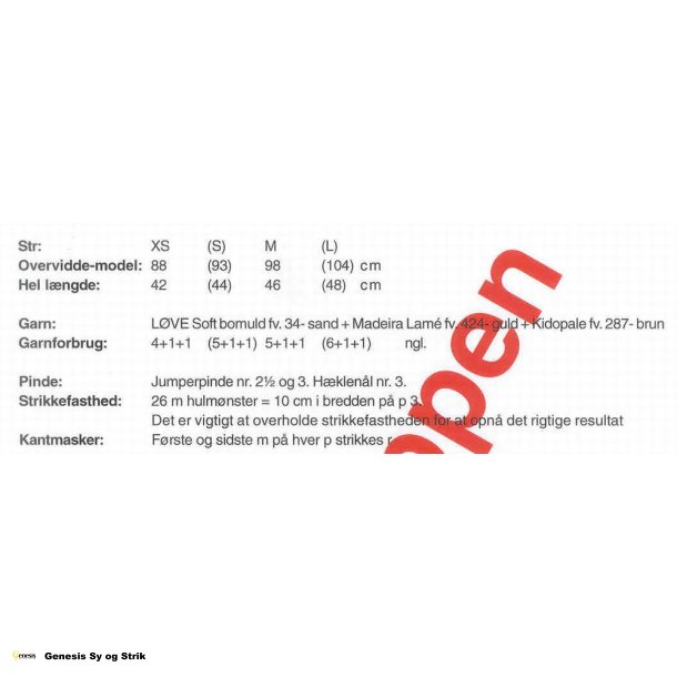 Trje med hklede kanter