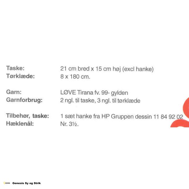 Hklet taske og trklde