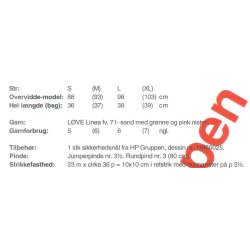 Retstrikket Bolero med hulmnster