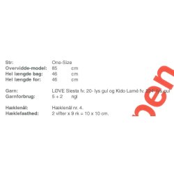 Hklet poncho med Mohairkanter