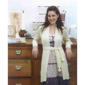 Lang Jakke med Bindebnd