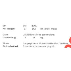 Hulmnstret cape med ribkrave