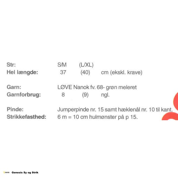 Hulmnstret cape med ribkrave