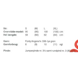 Angoratrje med hulmnster